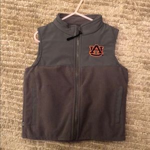 Garb Auburn University Grey Vest NWOT 4T